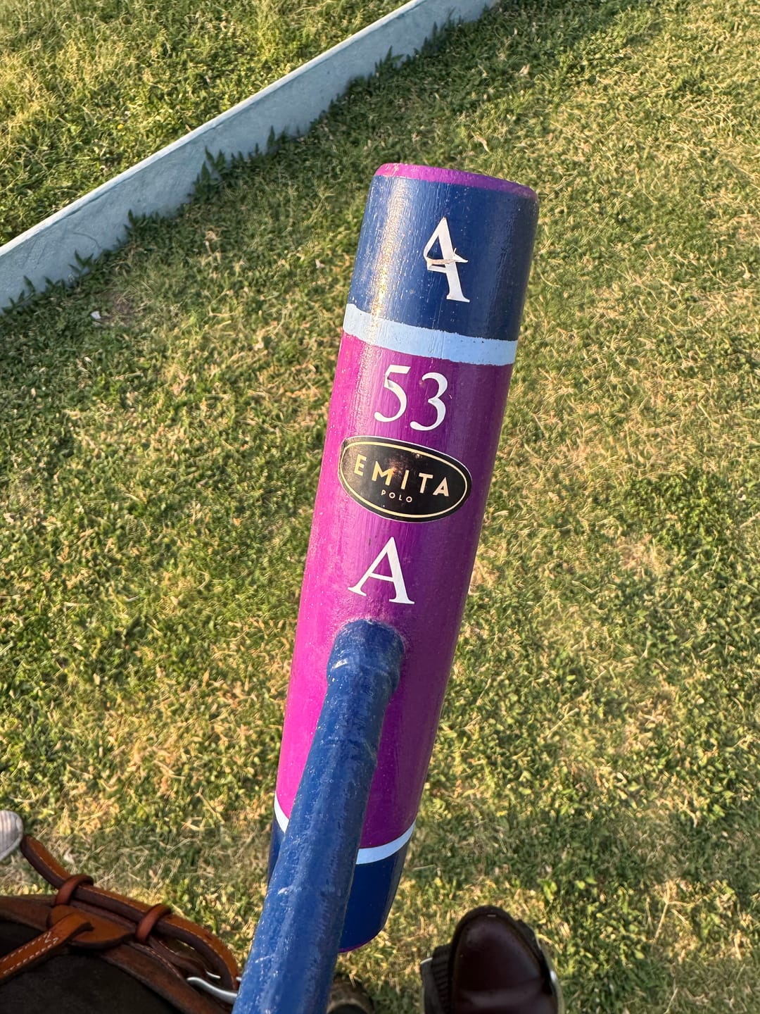 Customer photo review of Polo Mallet 50” to 54” - Painted