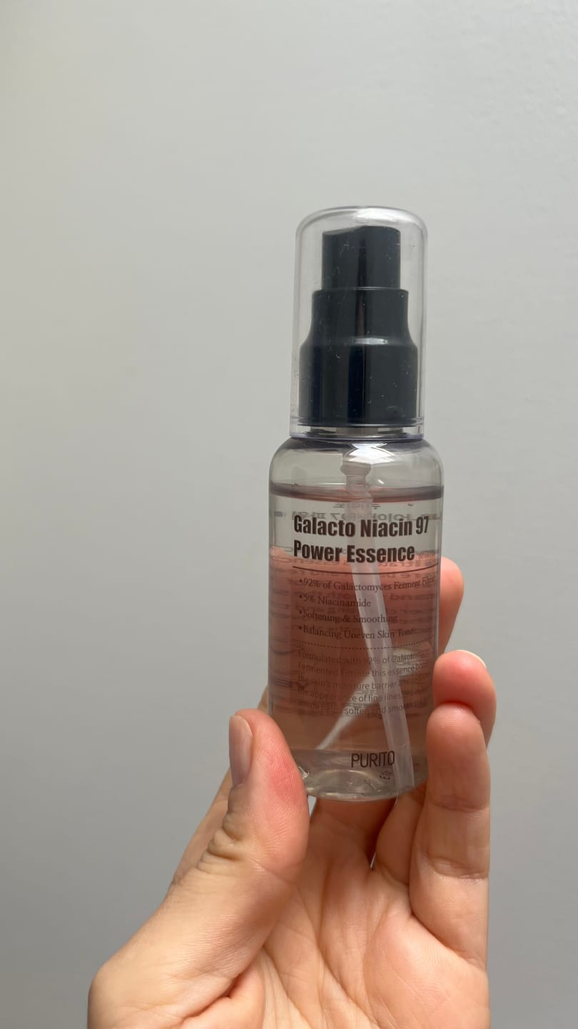 Customer photo review of Intensīvs serums ar galaktomisis un niacinamīdu PURITO Galacto Niacin 97 Power Essence