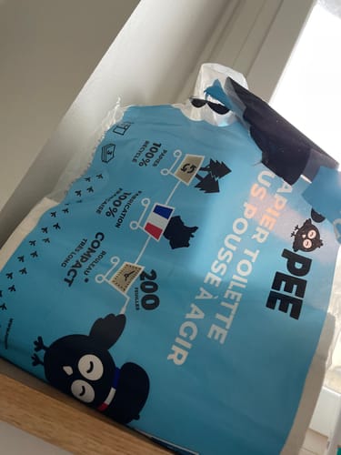 Customer photo review of PAPIER TOILETTE Confort - 24 ou 60 rouleaux