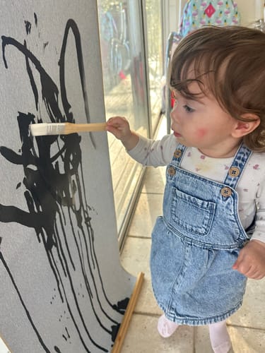 Customer photo review of BUY 2: Magic Canvas + Brush Set