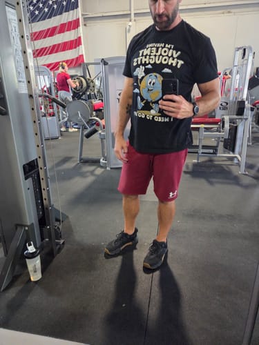 Customer photo review of Violent Thoughts T-Shirt