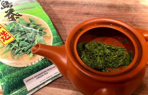 Customer photo review of Sencha Okumidori Green Tea