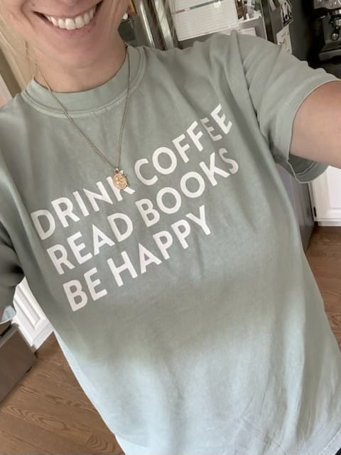 Customer photo review of Drink Coffee Read Books Be Happy