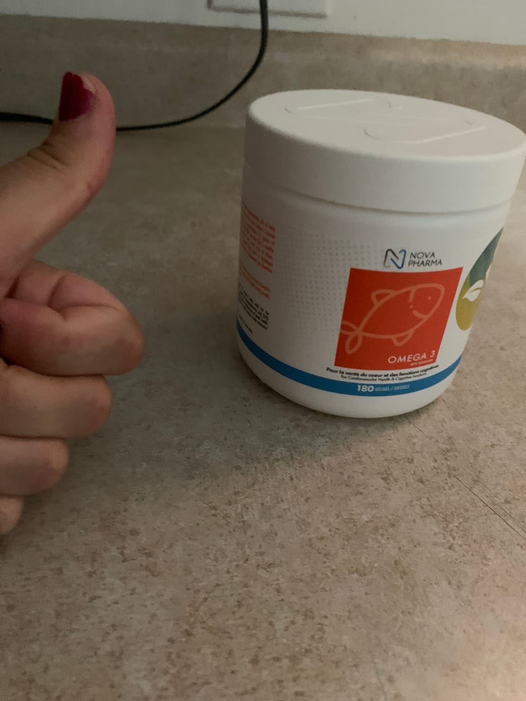 Customer photo review of Nova Pharma - Oméga 3 (180 gélules)