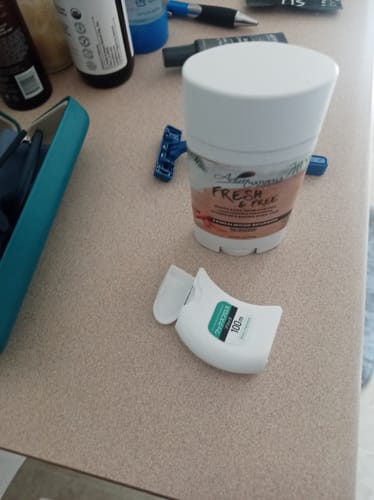 Customer photo review of Natural Deodorant FRESH & FREE Whole Body Odor Control (8 Flavors)