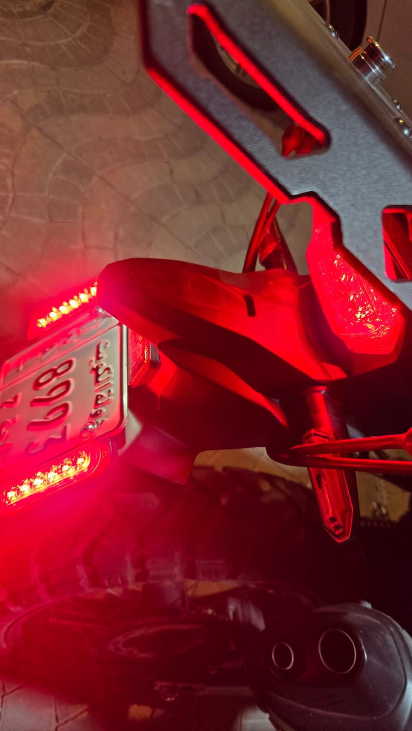 Customer photo review of Plug-&-Play B6 Brake Light for Honda Africa Twin 1100