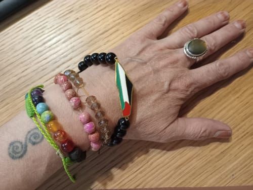 Customer photo review of Palestine Bead Bracelet