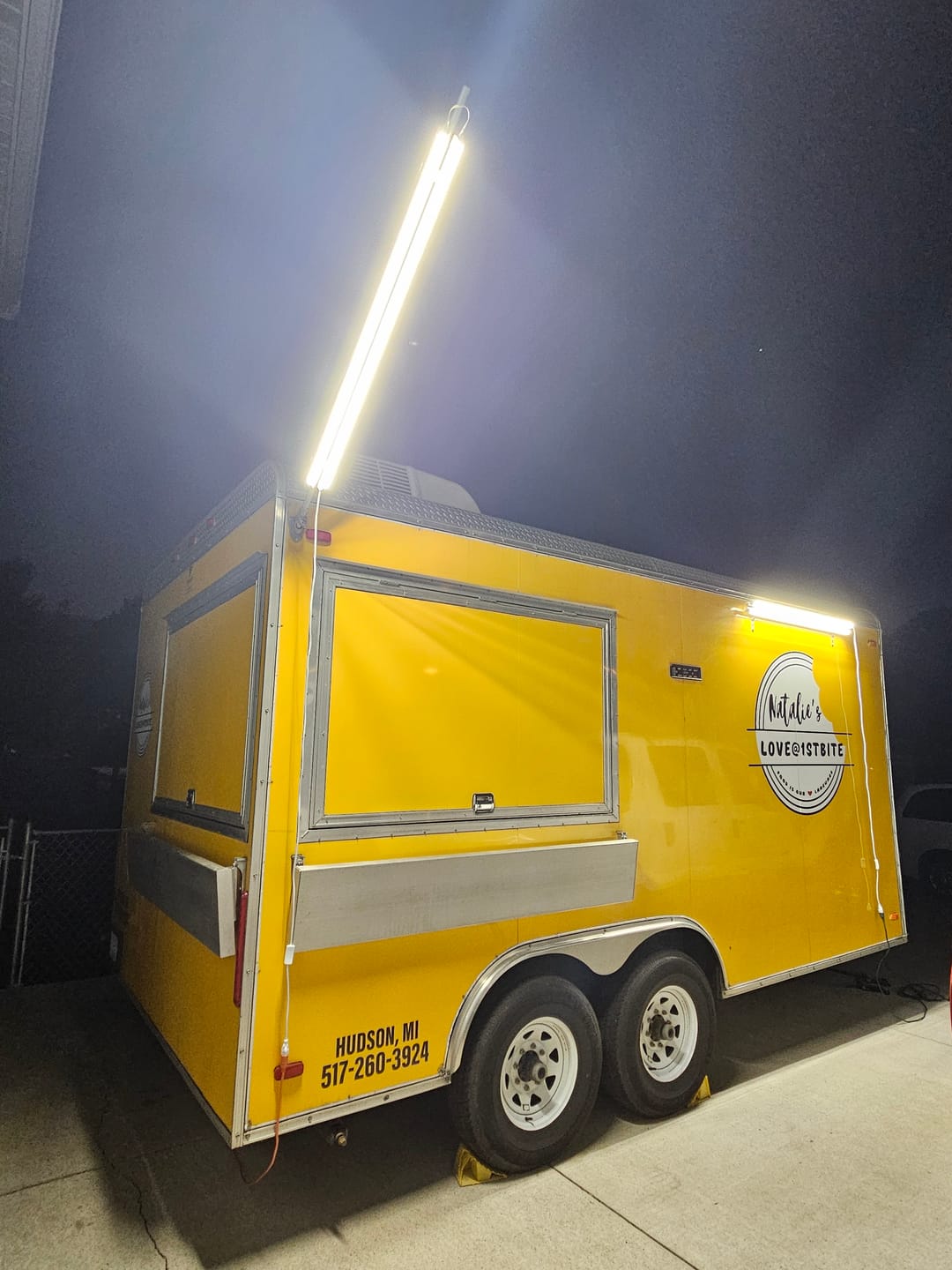 Customer photo review of Food Truck Side Mount Light - 10,000 Lumens