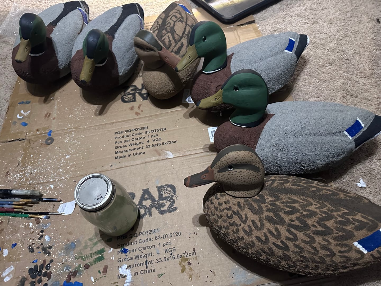 Customer photo review of Decoy Paint Kit - Small