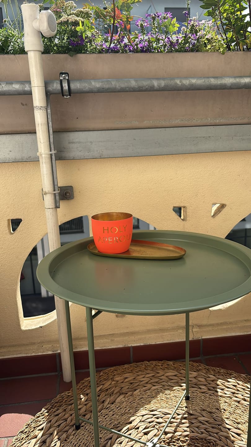 Customer photo review of GIFTCOMPANY, Windlicht Madras HOLY APEROLI