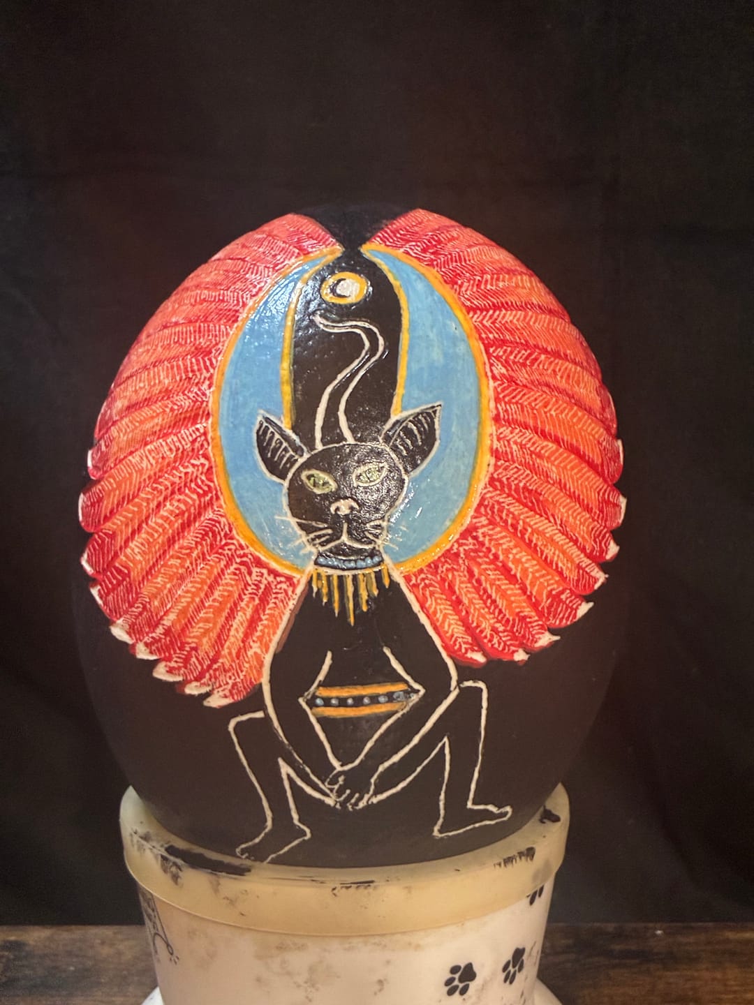 Customer photo review of Ostrich Egg Shell