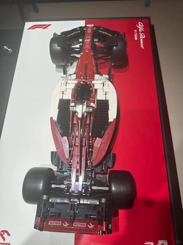 Customer photo review of Car Display frame for CaDA Alfa Romeo Formula 1 C64005W MOC Technical Car