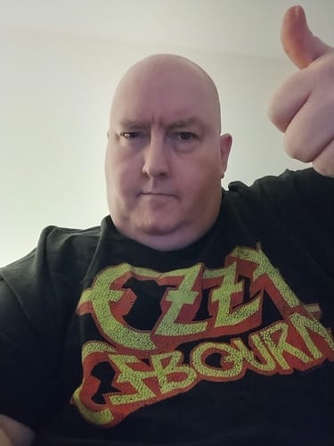Customer photo review of Vintage Logo Ozzy Osbourne T-Shirt