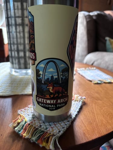 Customer photo review of Gateway Arch National Park Sticker