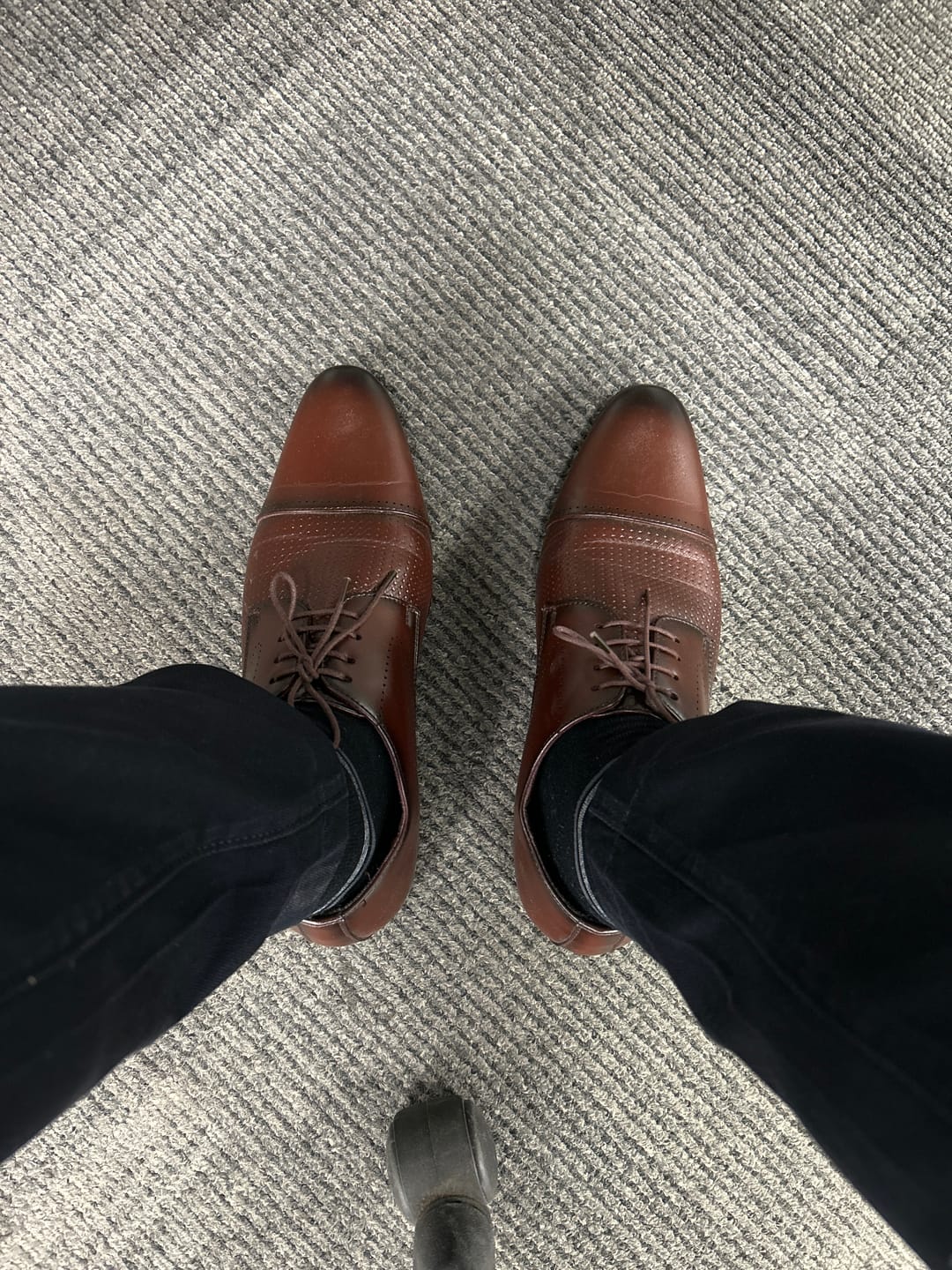 Customer photo review of Bacca Bucci HOMER Formal Shoes with Superior Comfort | All Day Wear Office Or Party Lace-up Shoes
