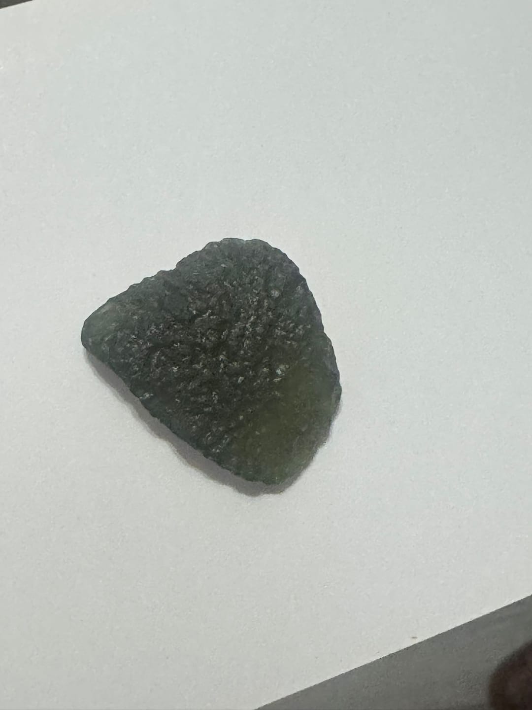 Customer photo review of Moldavite - Rough/raw pieces