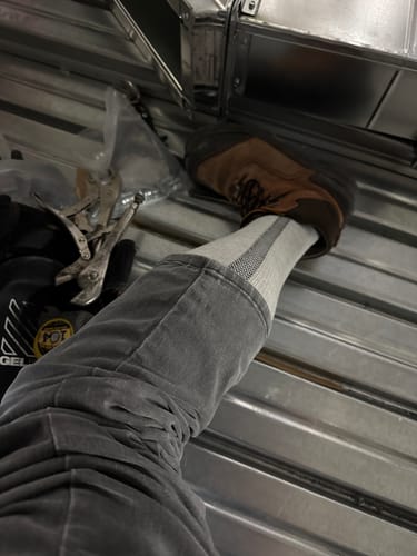 Customer photo review of Men's Alpaca Socks