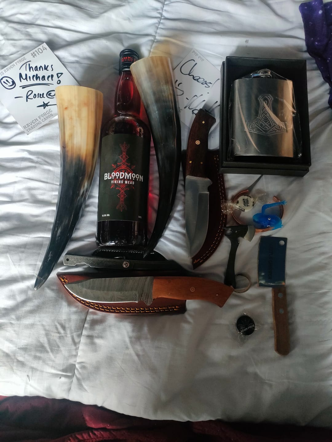 Customer photo review of BloodMoon - Viking Mead and FREE HORN