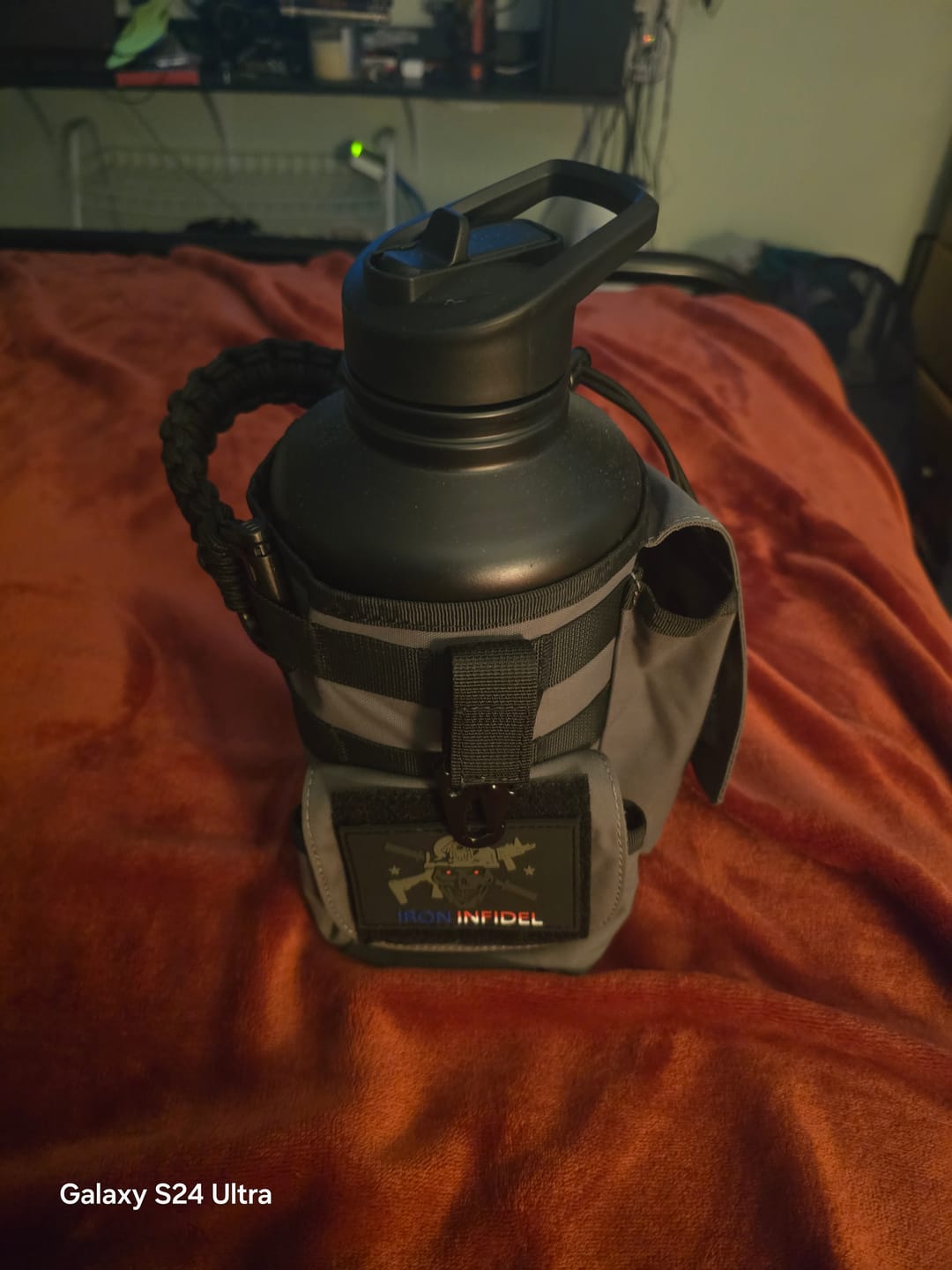 Customer photo review of Battle Bottle Sleeves - 64oz
