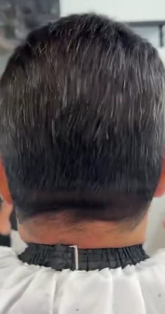 Customer photo review of Men Toupee Yukon Lace Top with PU around hair pieces