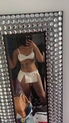 Customer photo review of Snake Bra (Grey)