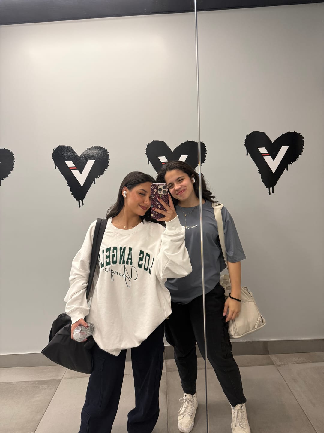 Customer photo review of W563 Varsity Crewneck