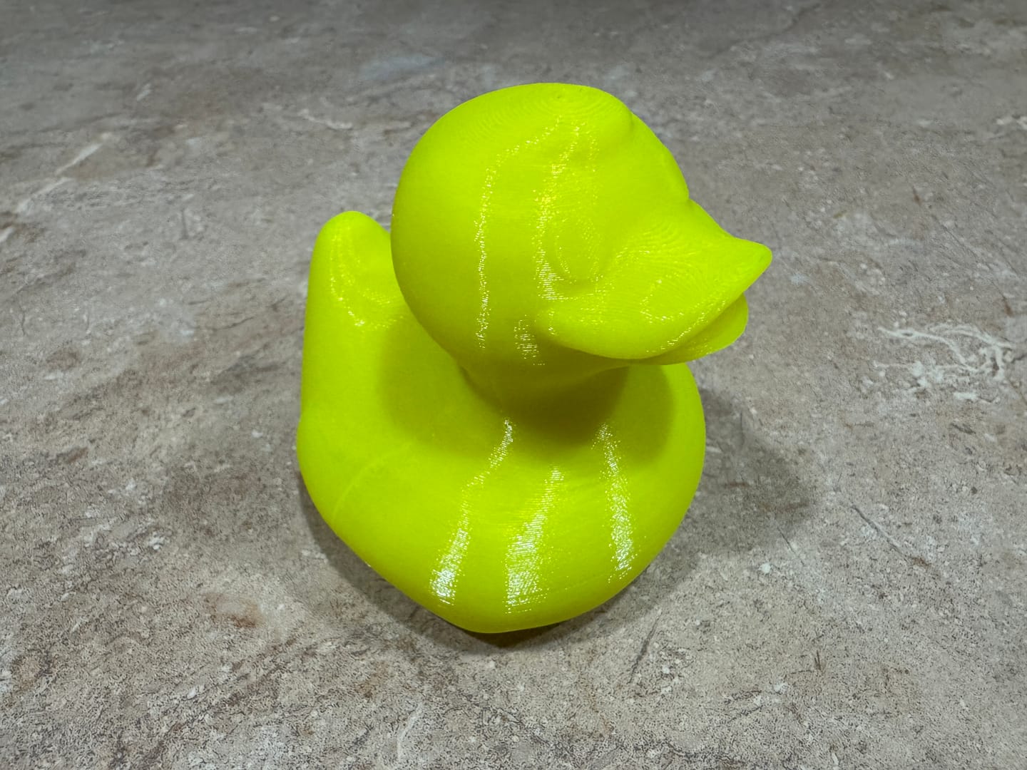 Customer photo review of Fluorescent Yellow PETG Filament 1.75mm