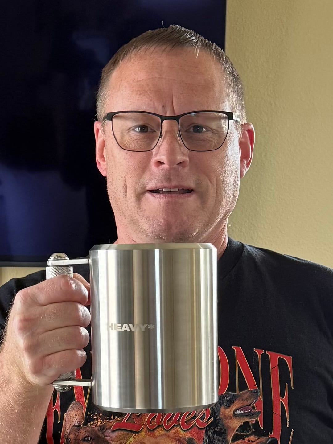 Customer photo review of Heavy* Mug | The World's Heaviest Mug