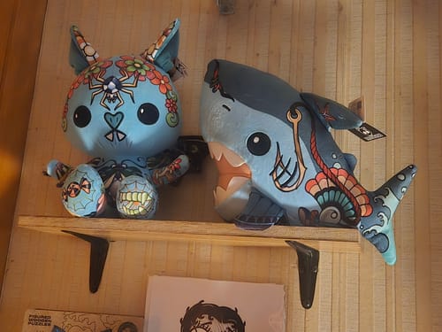 Customer photo review of Randy the Shark Plushie