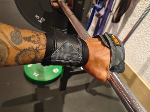 Customer photo review of Pack Press to Impress Muñequera + Grabs