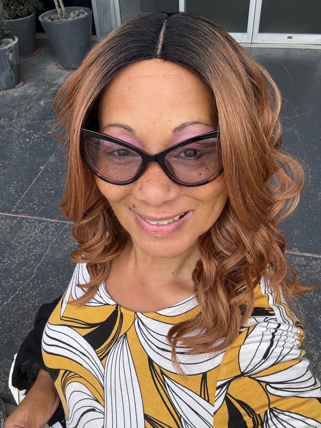 Customer photo review of Outre The Daily Wig Lace Part Wig - KIMBRA