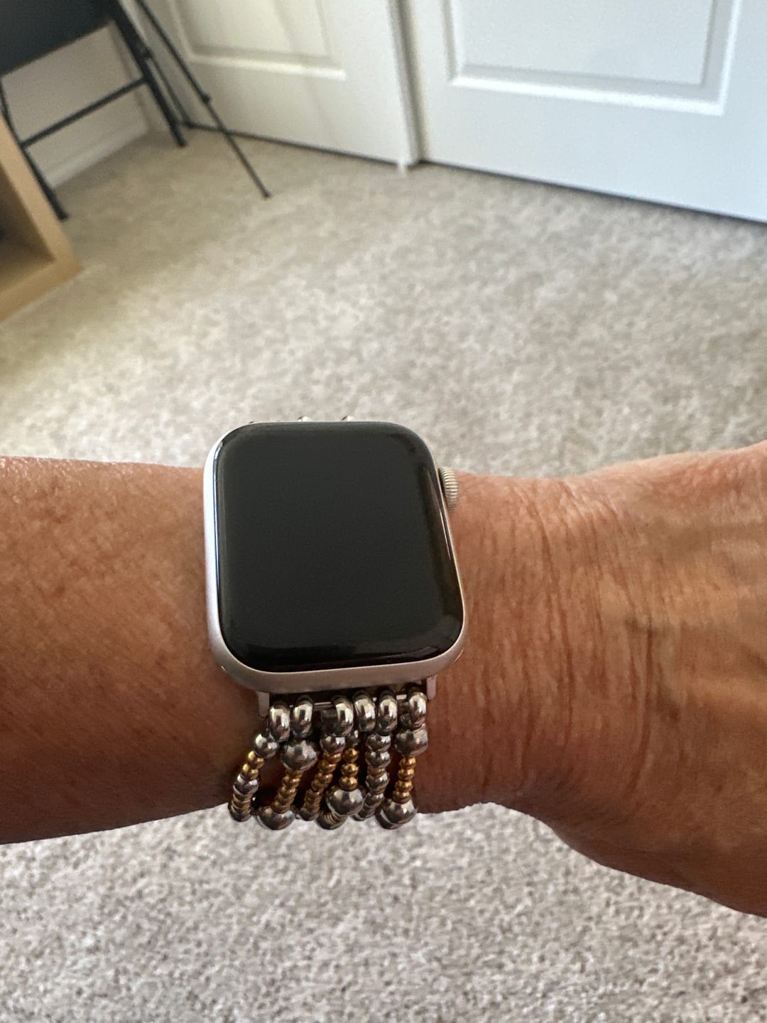Customer photo review of Eternal Glow Stretch Apple Watch Strap