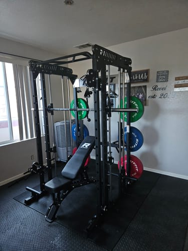 Customer photo review of RitFit M1 PRO Smith Machine Home Gym Package Comprehensive All-In-One Workout System