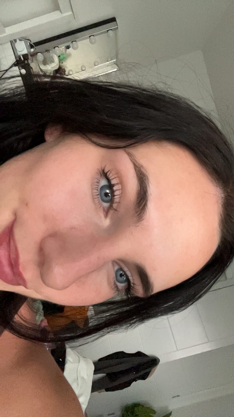 Customer photo review of Peptide Tubing Mascara