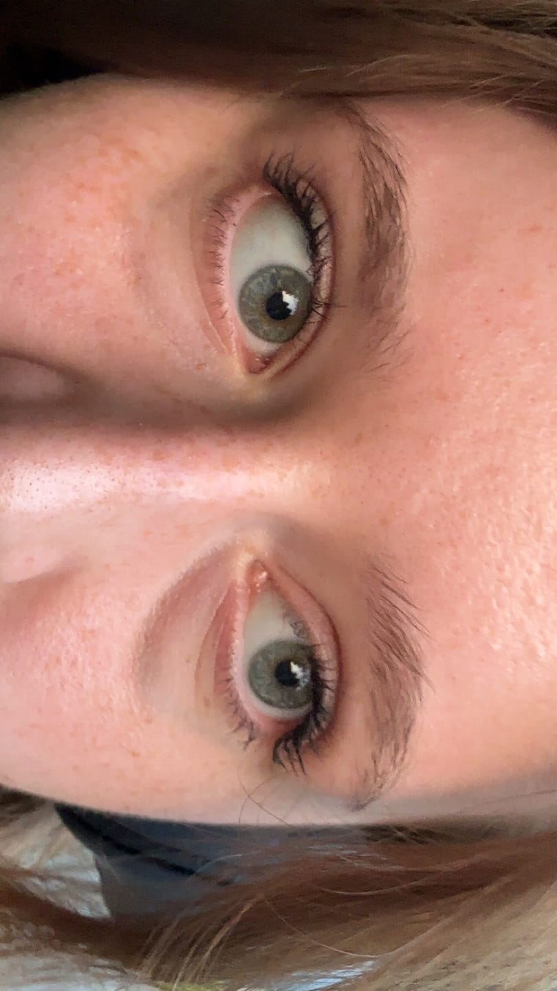 Customer photo review of Peptide Tubing Mascara