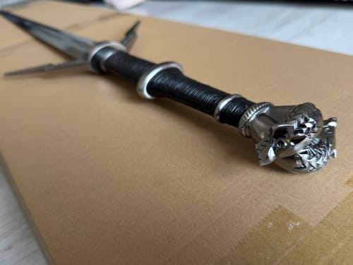 Customer photo review of Geralt of Rivia's Silver Sword - The Witcher Sword