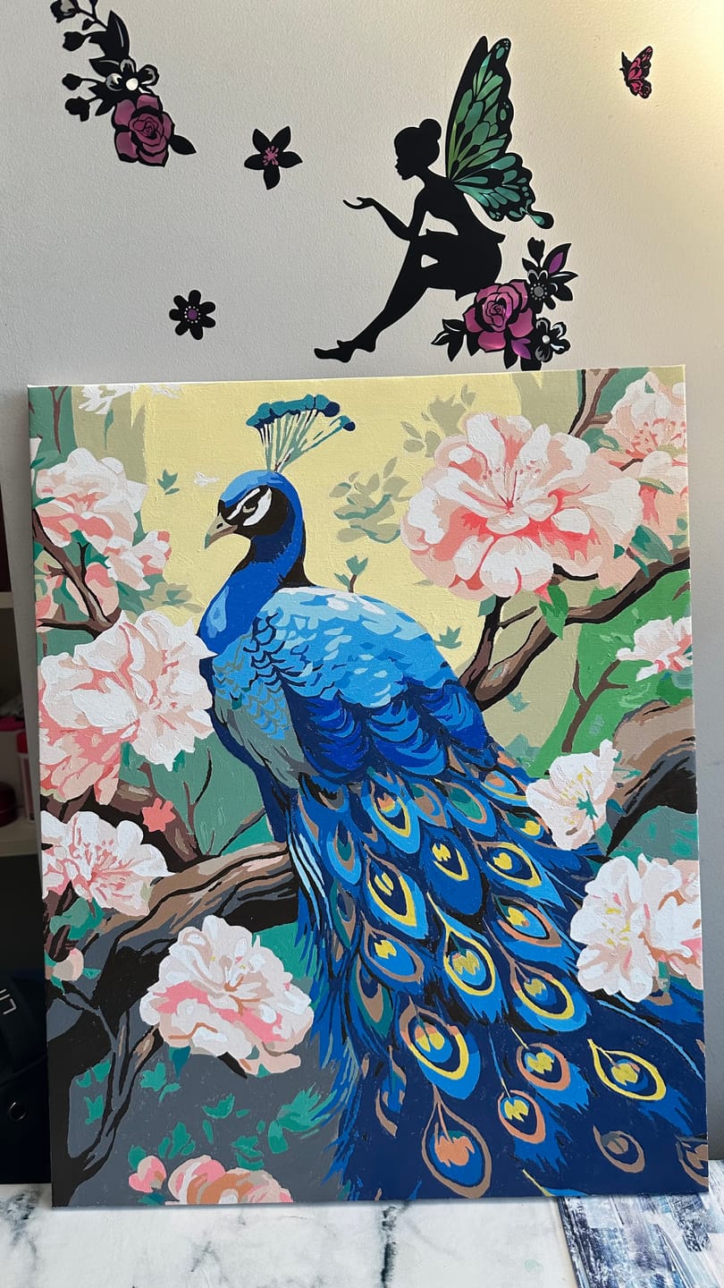 Customer photo review of Charming Peacock