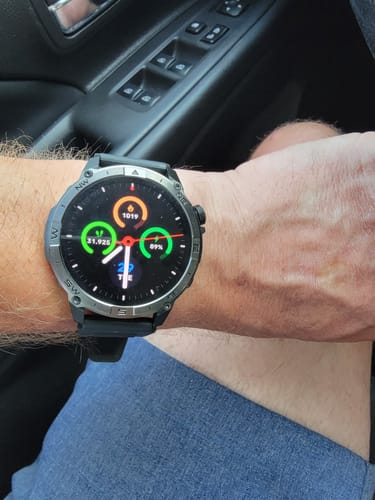 Customer photo review of ZE™ Force Smartwatch || AMOLED Always On Display, Satellite GPS, Monitor Stress
