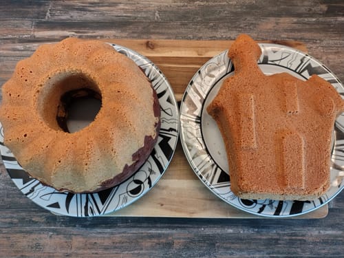 Customer photo review of Spukhaus Backform – Halloween-Kuchenform