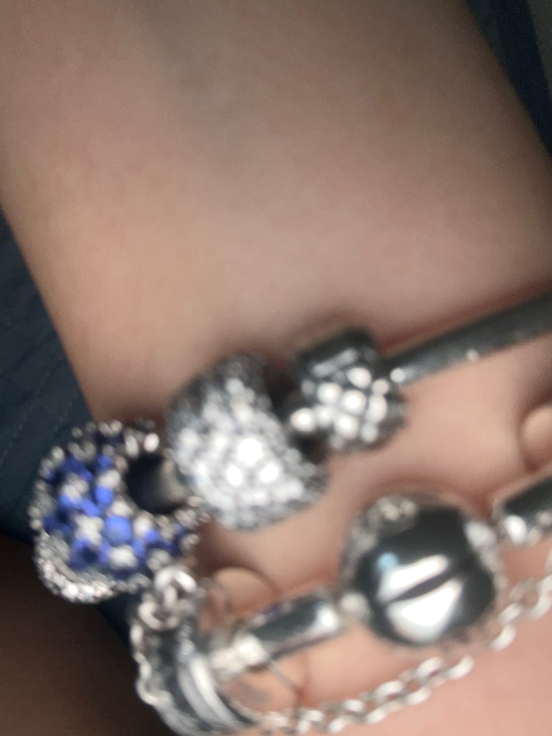 Customer photo review of CELINE BANGLE - SILVER