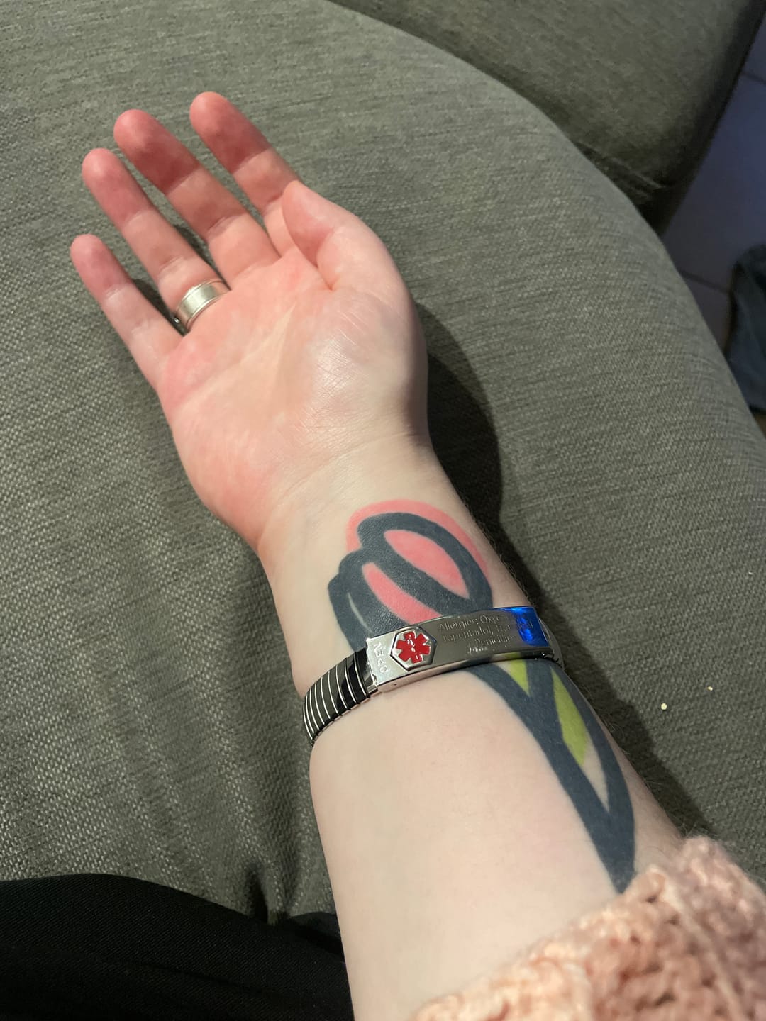 Customer photo review of SilverVault Medical ID Bracelet
