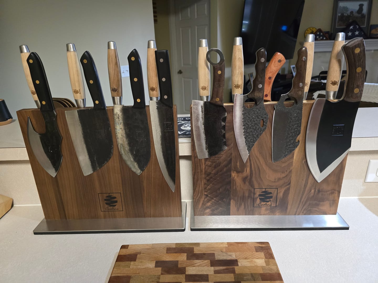 Customer photo review of Rustic Steak Knives