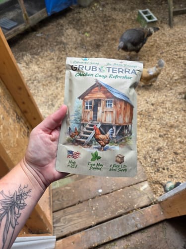 Customer photo review of GrubTerra Coop Refresher!!!