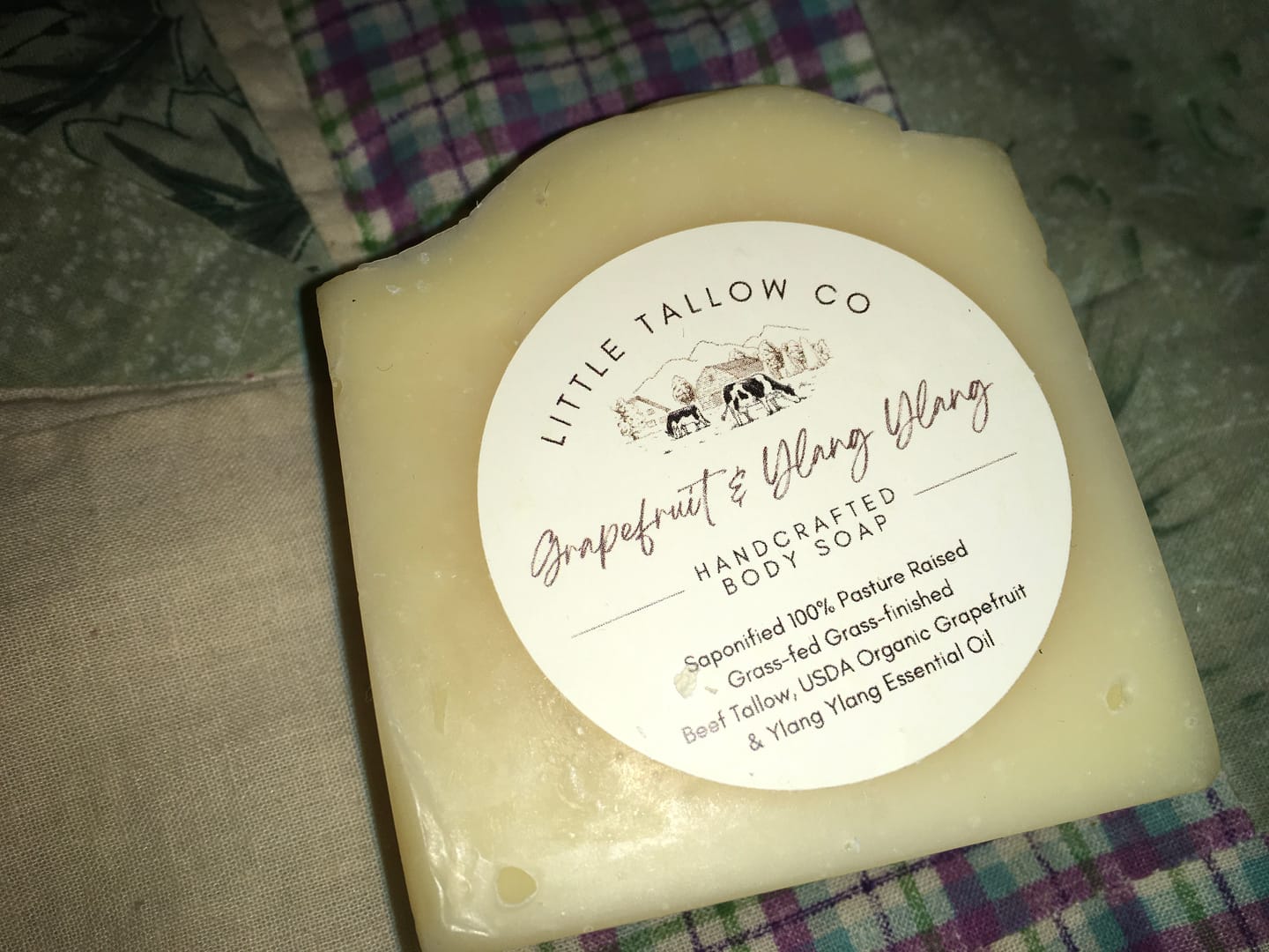 Customer photo review of Handmade Tallow Soap