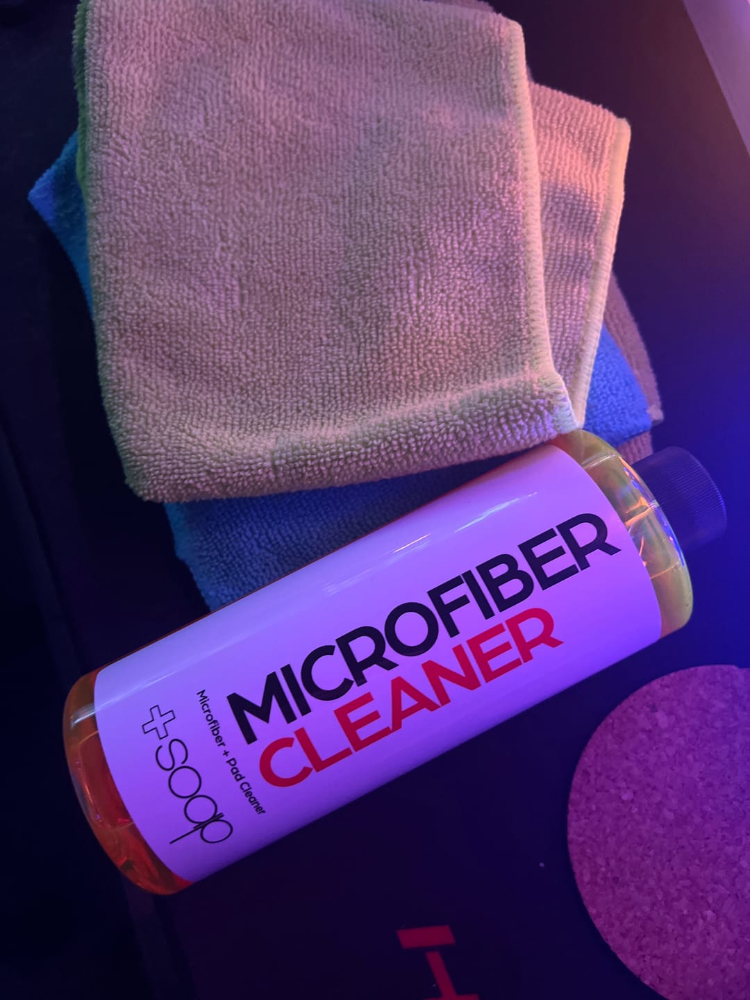 Customer photo review of +Soap Microfiber Cleaner