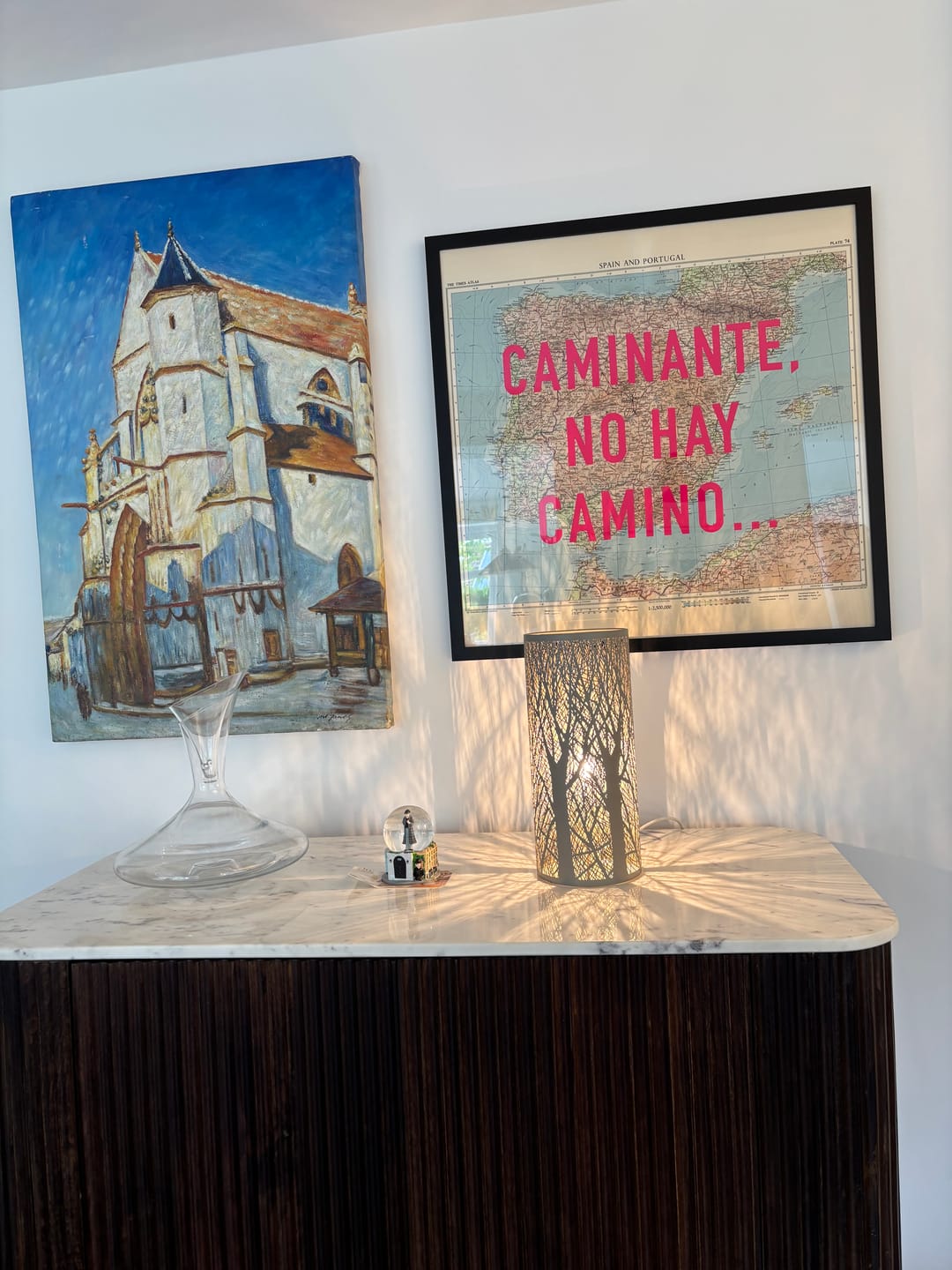 Customer photo review of Custom Pop Art Map Print (Any Location)