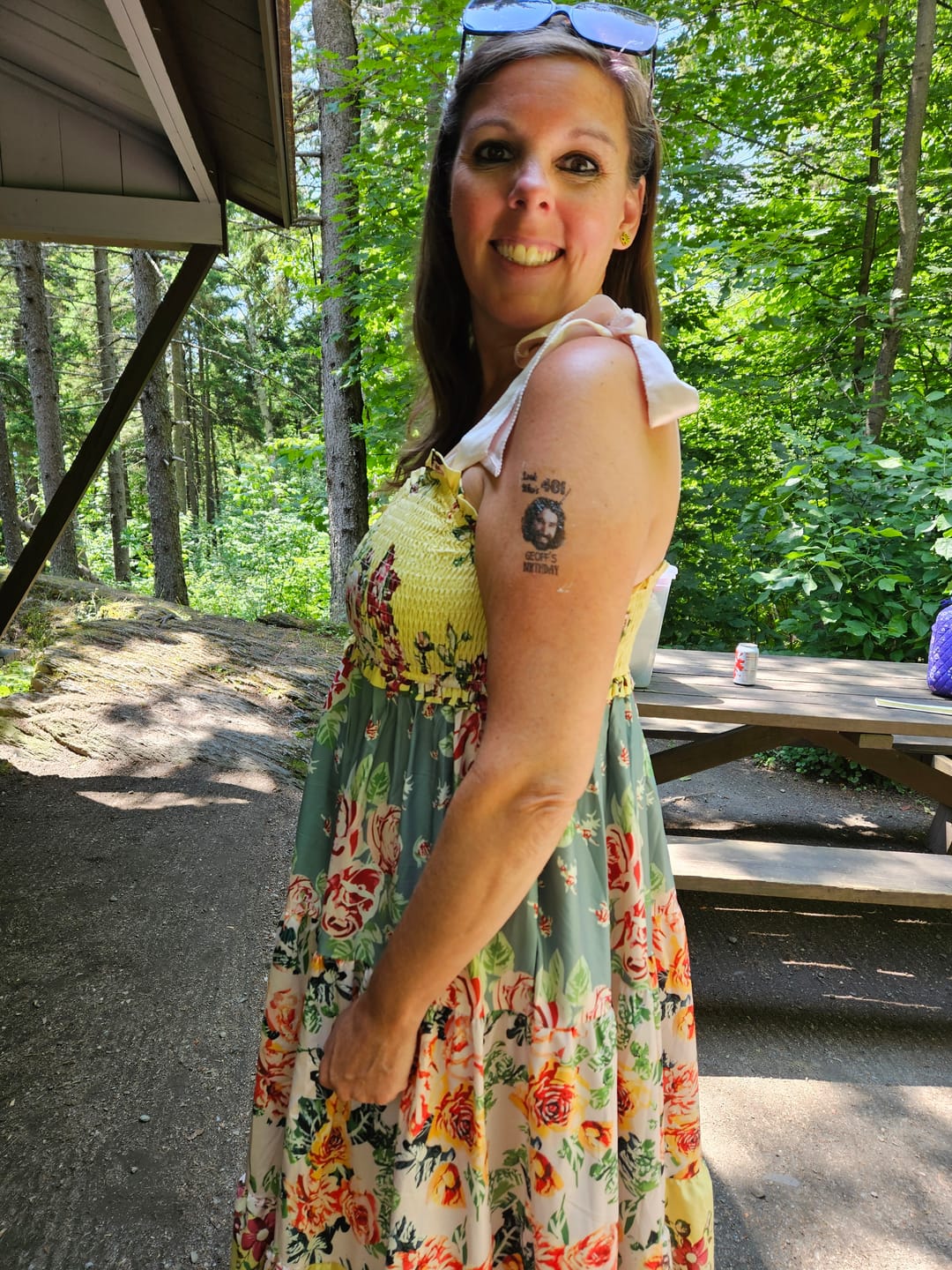 Customer photo review of Look Who's Birthday! Custom Tattoo