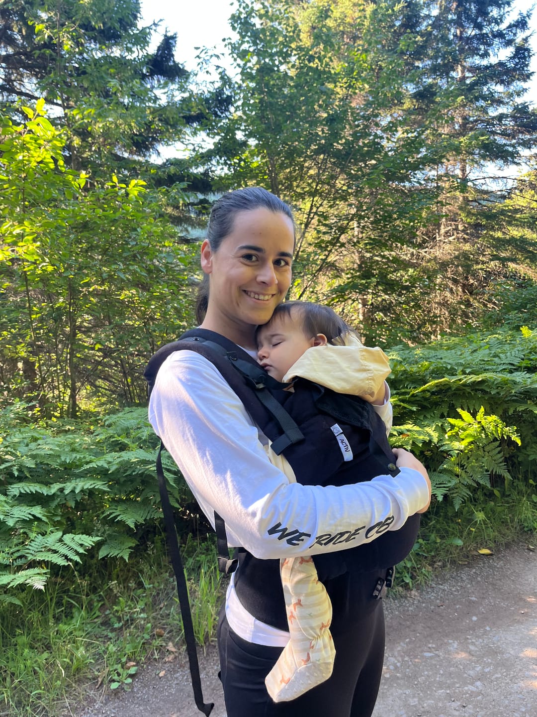 Customer photo review of Porte-bébé TREK 2.0 x ActivMom | Noir