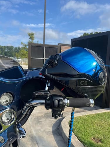 Customer photo review of D.O.T. & ECE Daytona C6- Grey Carbon Fiber