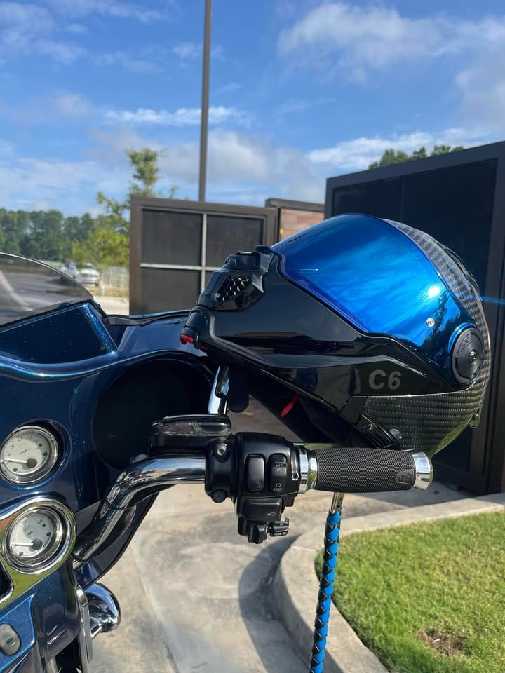 Customer photo review of D.O.T. & ECE Daytona C6- Grey Carbon Fiber